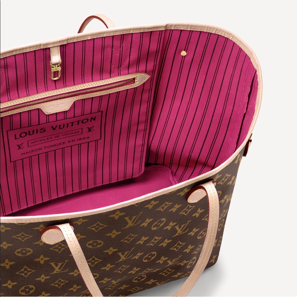 - (1600) LV Neverfull GM Pivoine